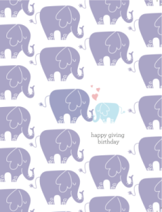 HGB Mini Elephant Card